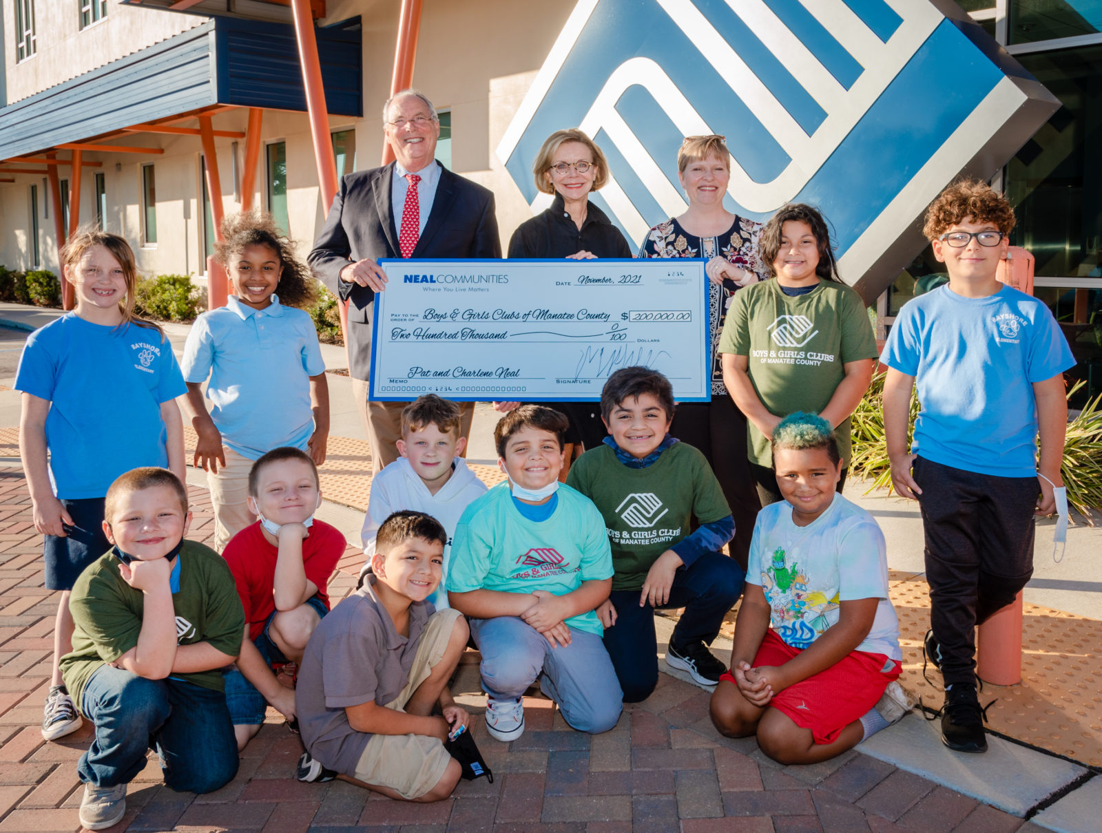 Pat and Charlene Neal make final donation in $1 million commitment to Boys & Girls Clubs of Manatee County