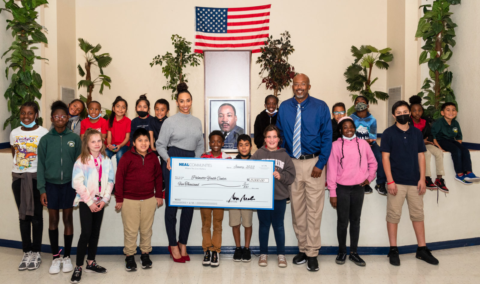 Neal Communities makes $5,000 donation to Palmetto Youth Center
