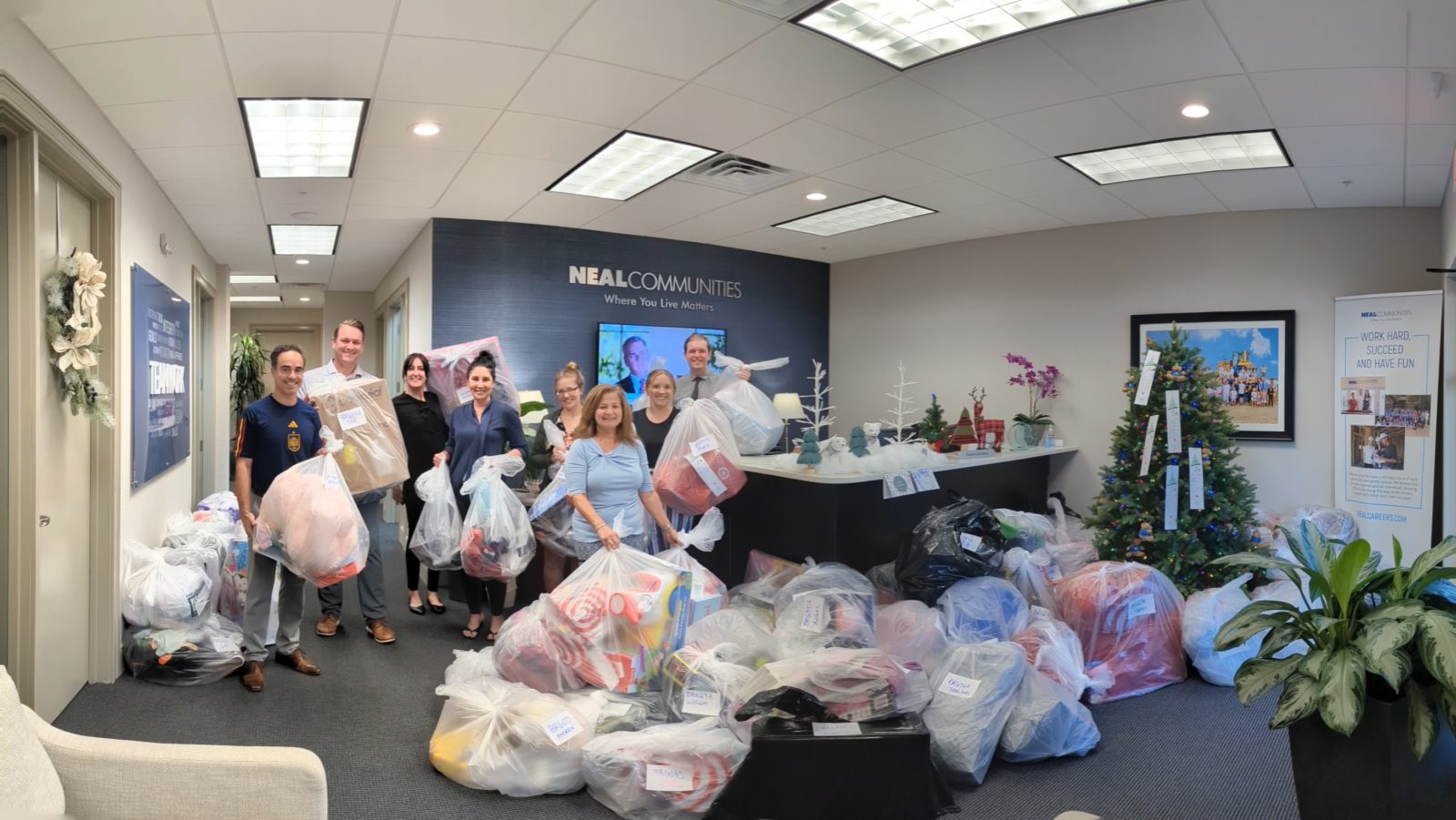 Neal Communities Employees Provide Holiday Gifts for More than 100 Local Children through Salvation Army Angel Tree Program and Toys for Tots Toy Drive