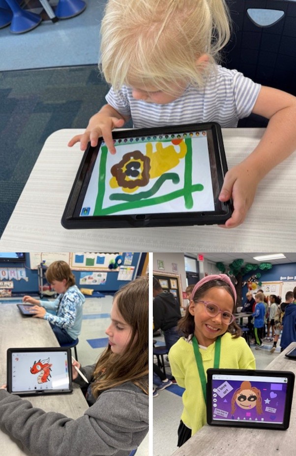 Witt Elementary Digital Art Lab Comes to Life with support from Neal Communities